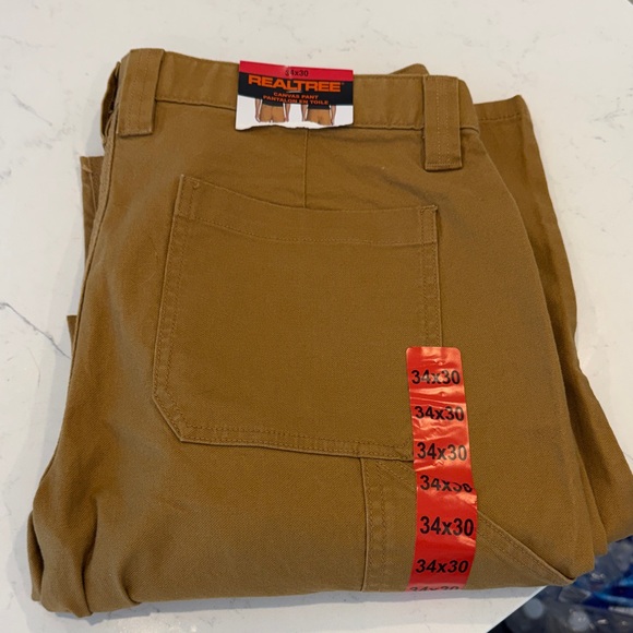 Realtree Men's Canvas Work Pants - Picture 5 of 6